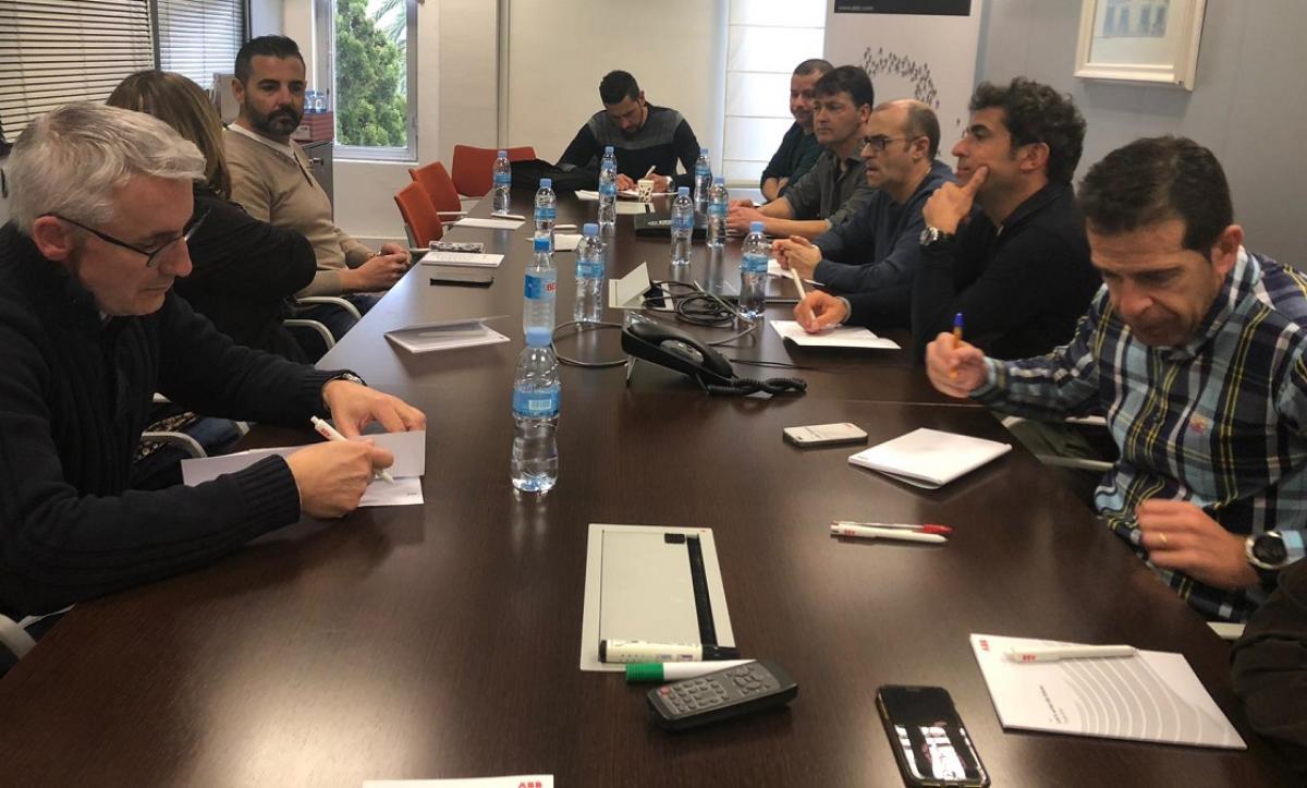 Reunión en Barcelona de la sección sindical intercentros de CCOO en ABB