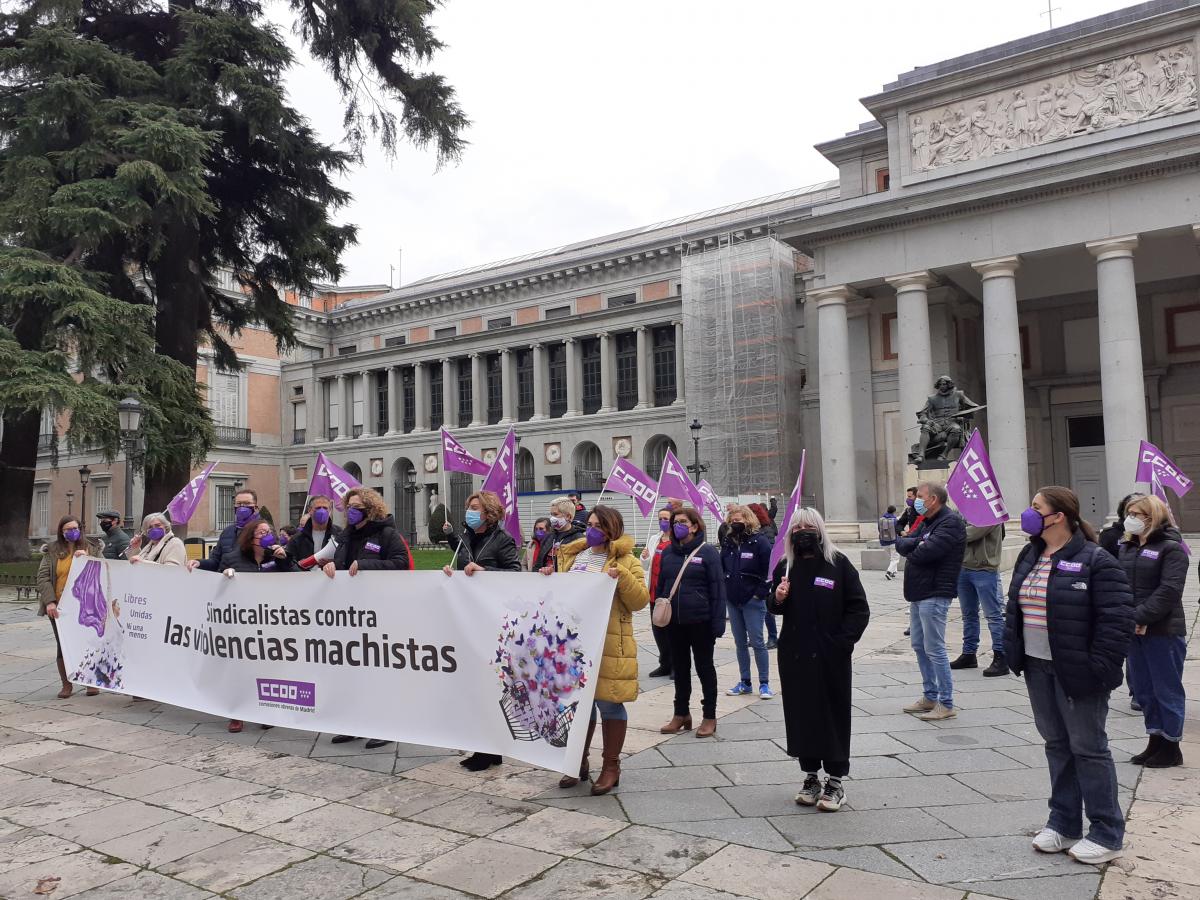 Concentración contra la violencia machista