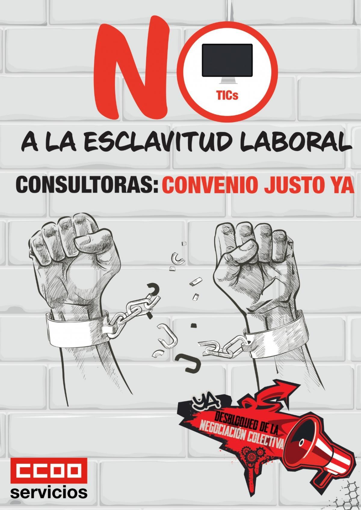CCOO ha convocado paros en las TIC
