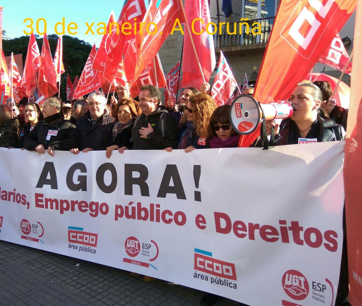 Concentración 30E en A Coruña