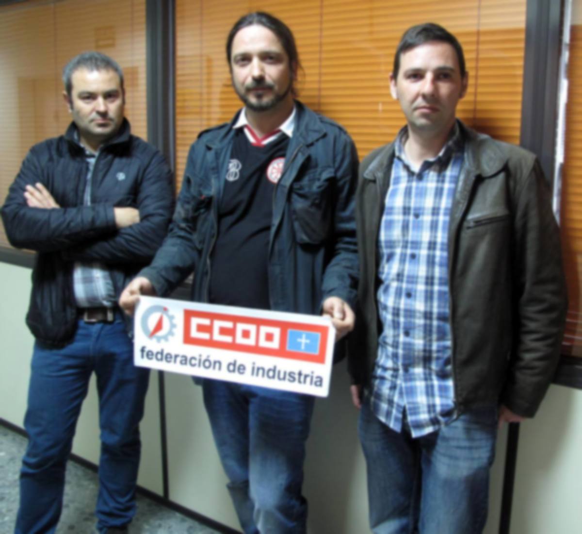 Miembros de la Sección Sindical de CCOO en Zener Comunicaciones.