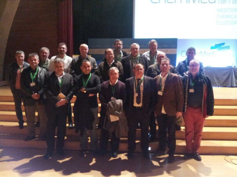Delegación de CCOO que acudió al acto de constitución de ChemMed Tarragona