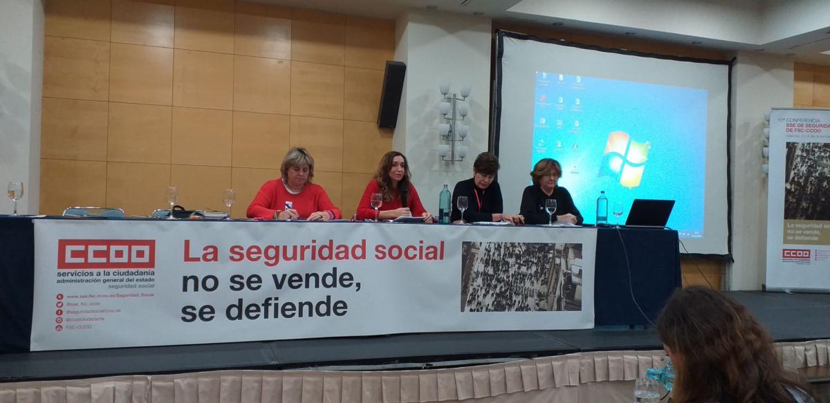 X Conferencia Sección Sindical Estatal Seguridad Social. Pnencia Feminismo, día 4 DIC