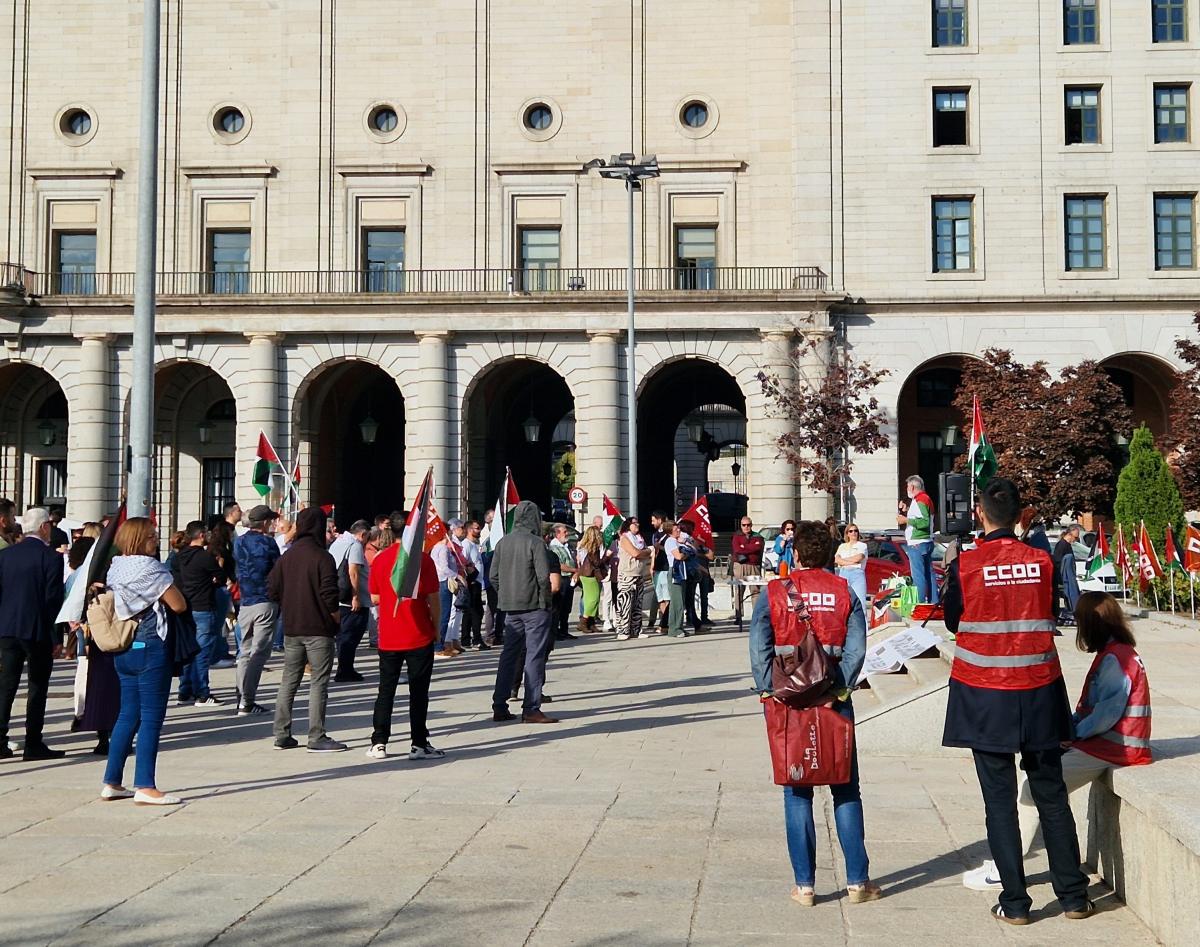 Concentraciones y Paros en apoyo al pueblo Palestino (15 octubre 2025)