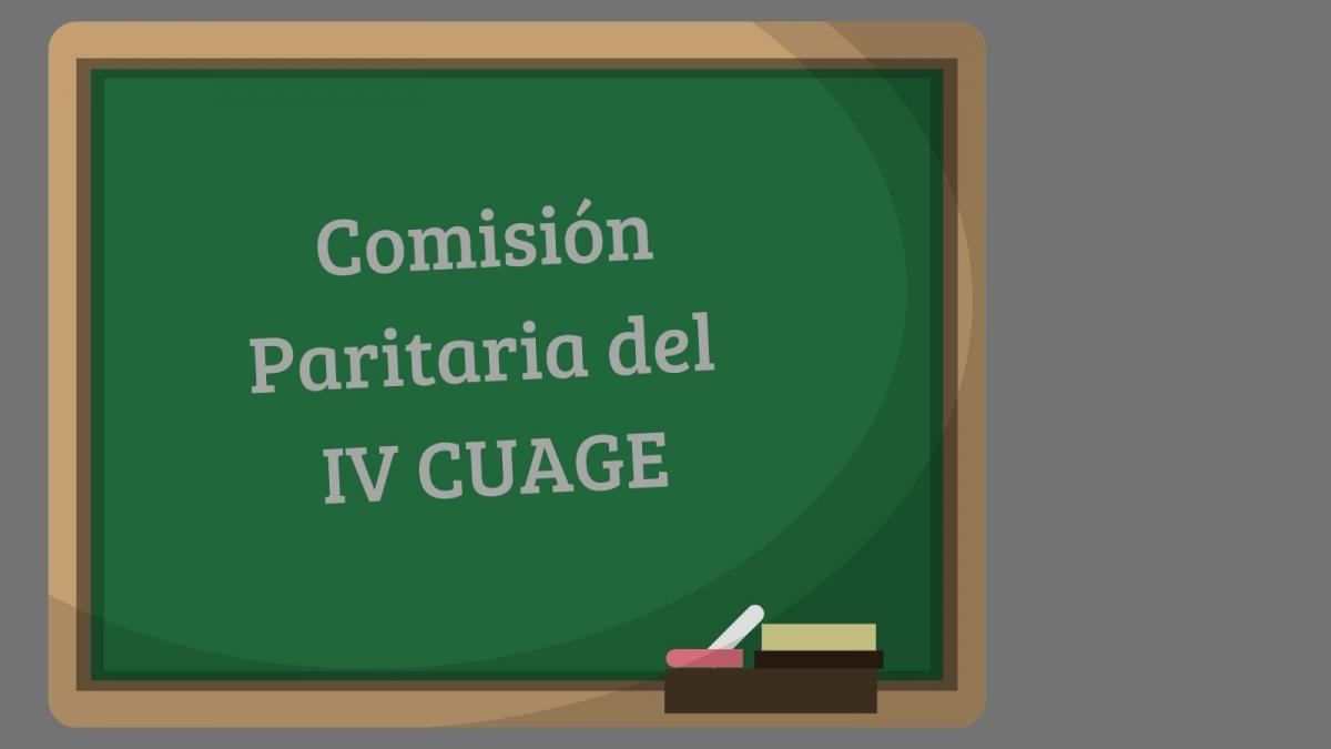 Comisión Paritaria del IV CUAGE.