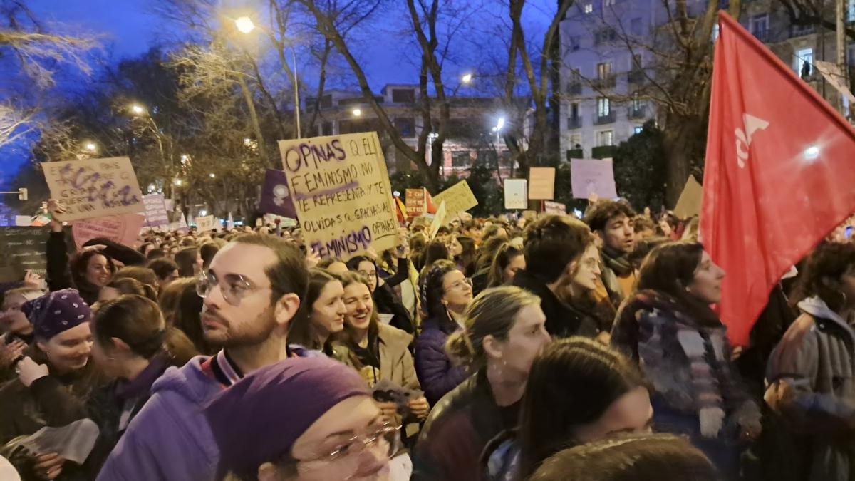Concentración 8M en Madrid
