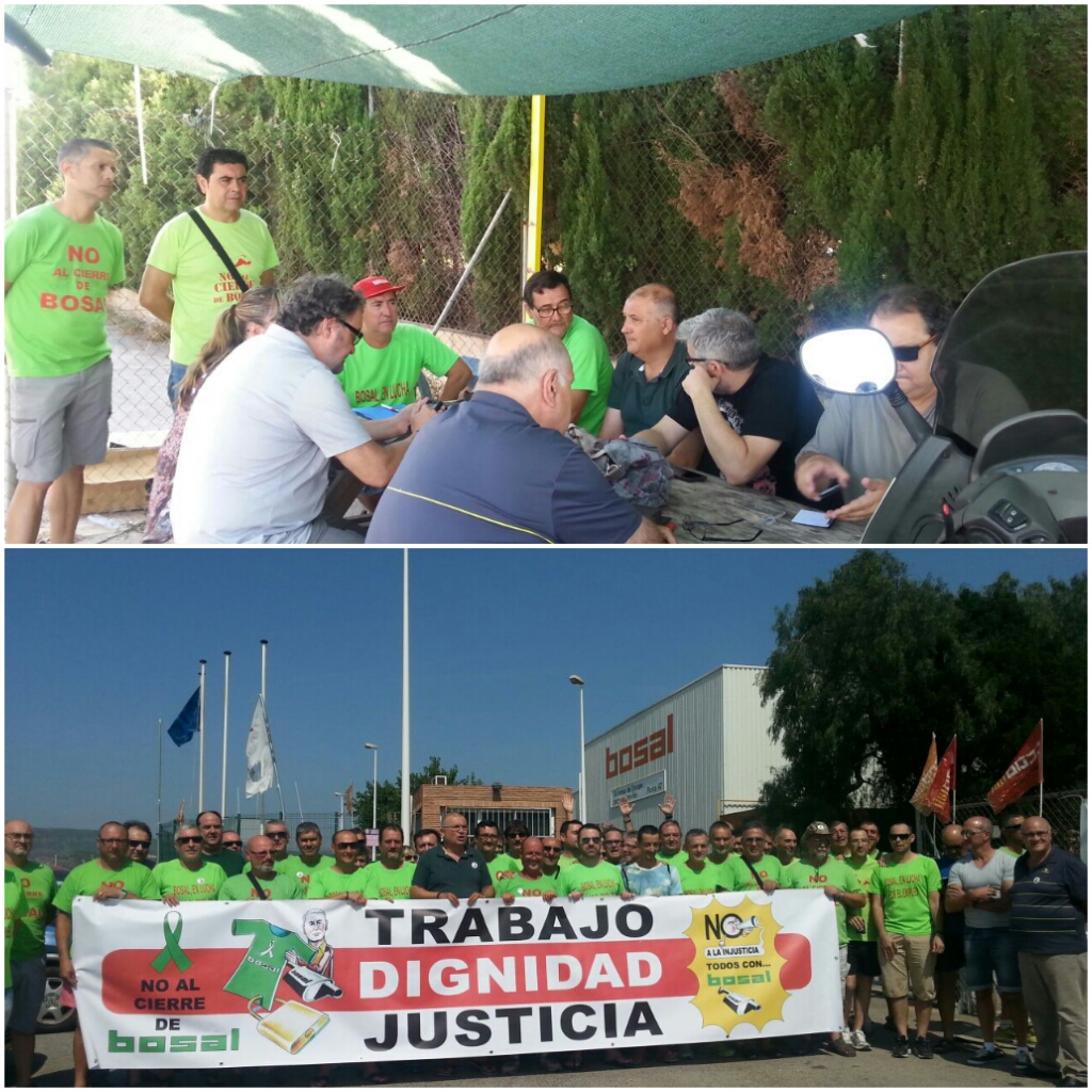 Instantáneas de esta misma mañana a las puertas de Bosal, en Puerto de Sagunto