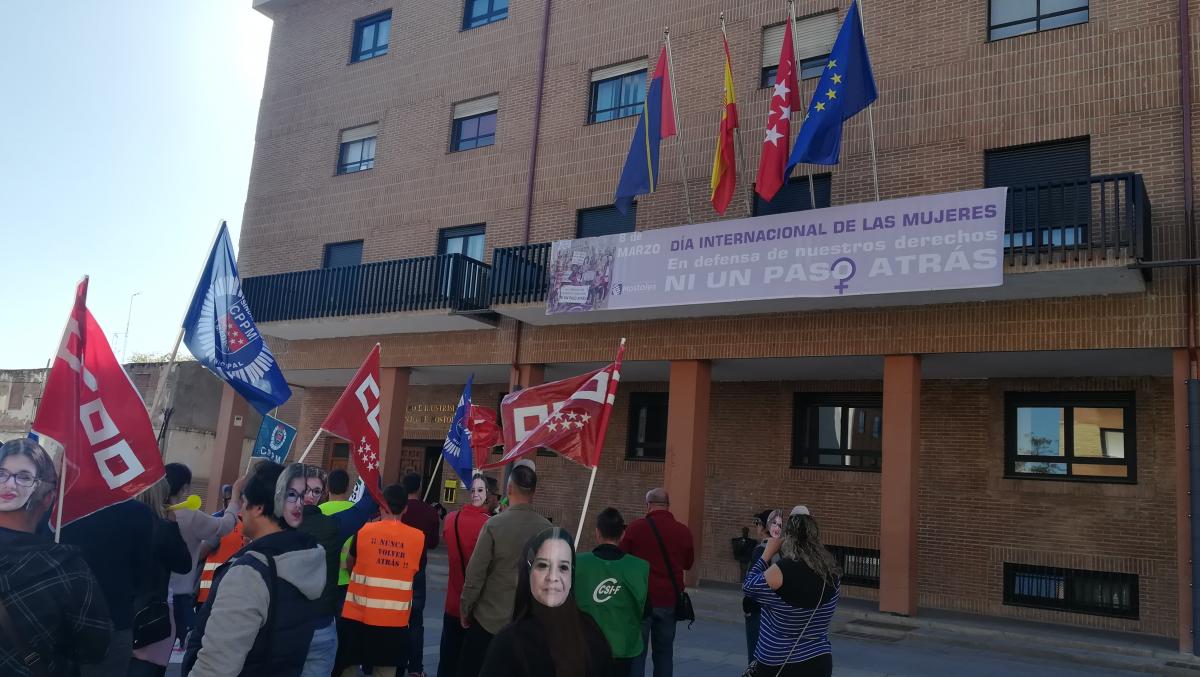 Protesta este jueves de la plantilla de la Policía Municipal de Móstoles