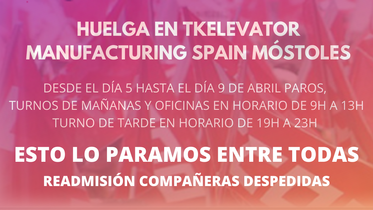 Huelga en TKelevator Manufacturing