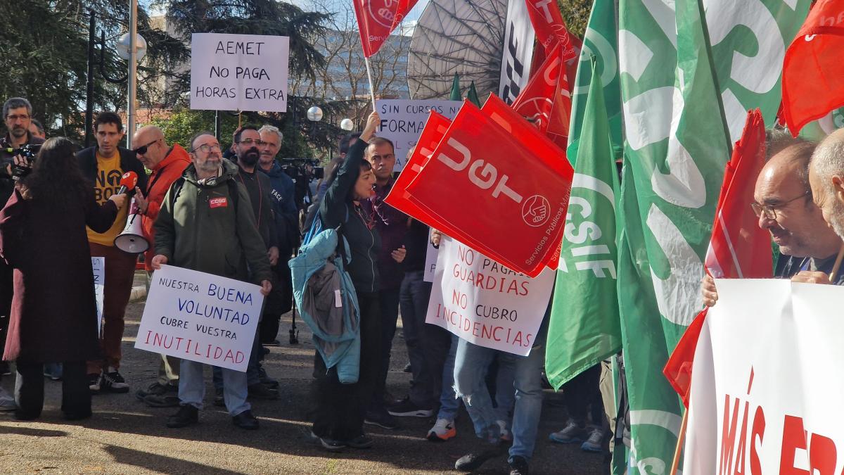Concentración en AEMET del día 12 de febrero de 2026