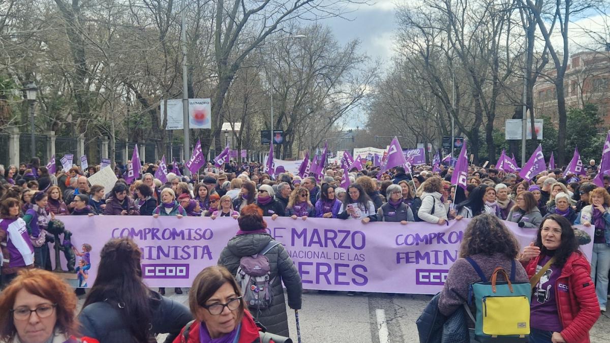 La lucha feminista y sindical toma las calles el 8M