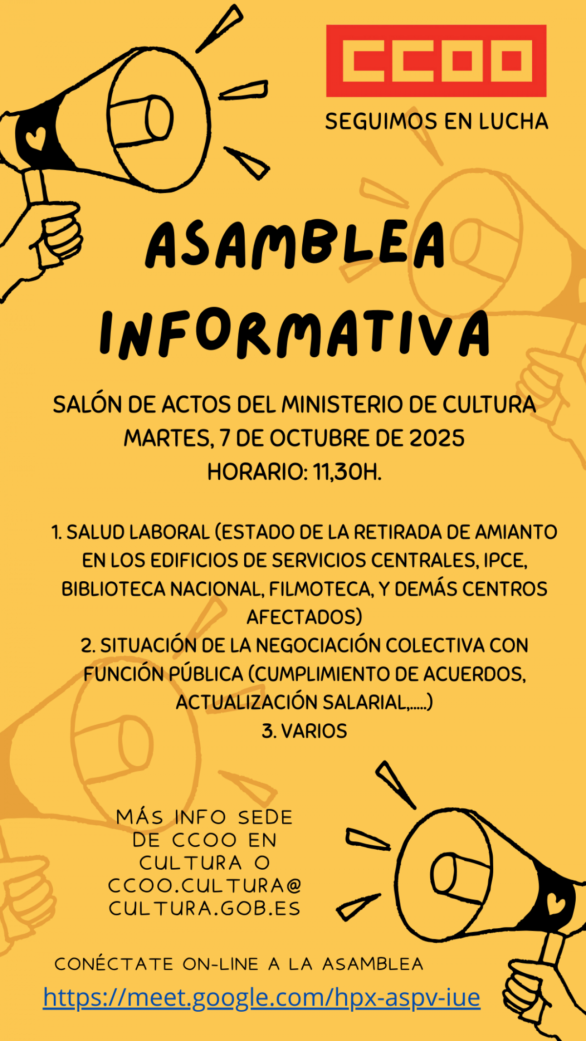 Cartel Asamblea