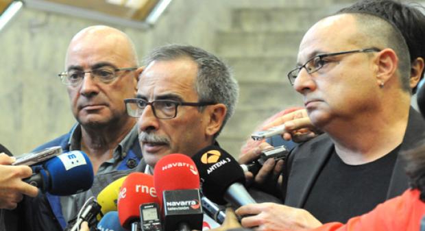 En primer plano, Ramón Górriz y Agustín Martín