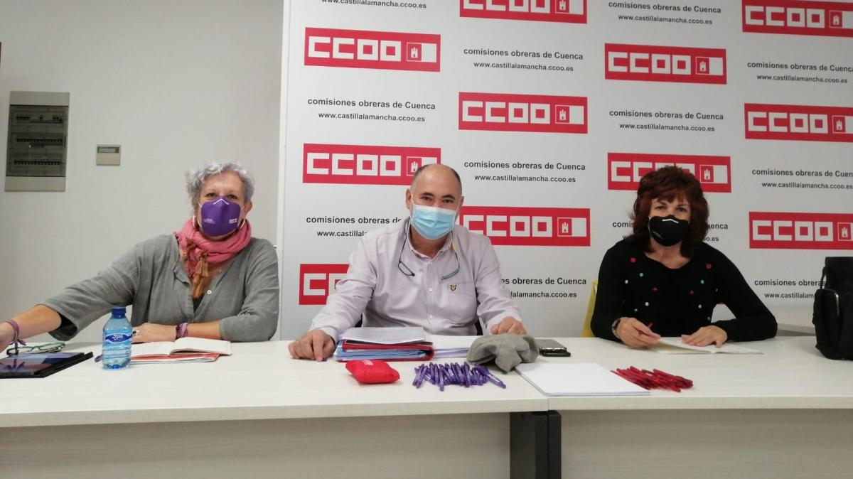 Reunión Regional en Cuenca con responsables y delegado/as de CCOO Castilla-La Mancha.
