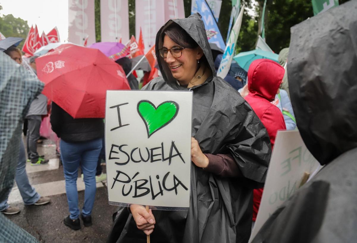 Manifestación por la educación pública