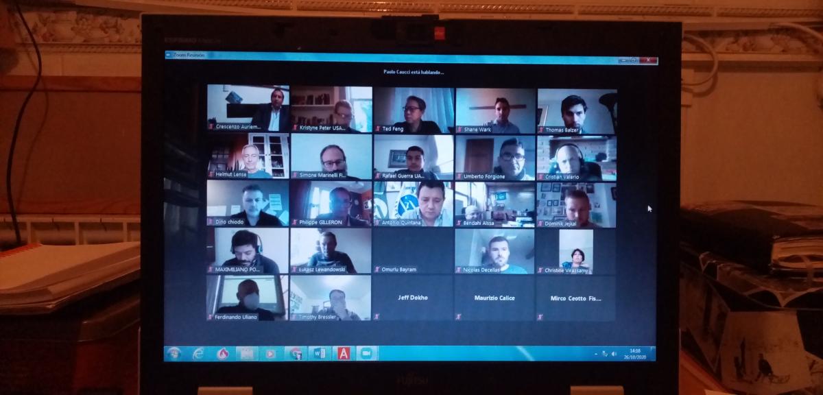 La reunión se celebró en remoto y participó un centenar de sindicalistas