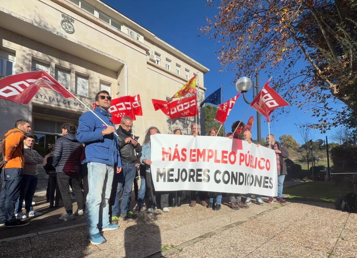 CCOO se moviliza por el empleo y las condiciones de trabajo en AEMET
