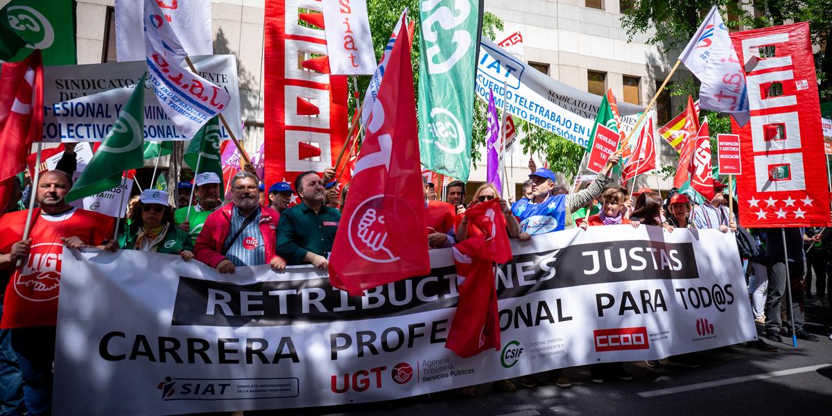 Concentración ante la AEAT el 8 de mayo de 2024