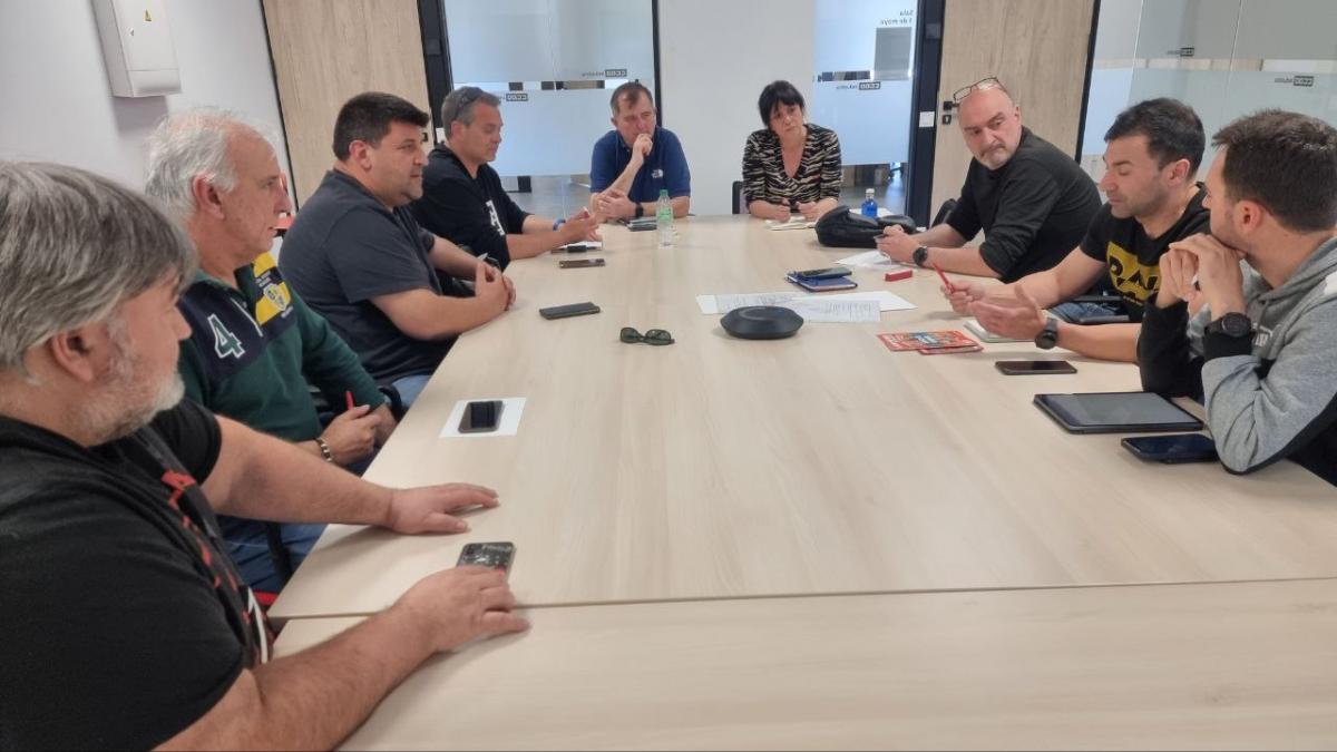 Reunión de la ejecutiva de la sección sindical intercentros de CCOO en Celsa Group