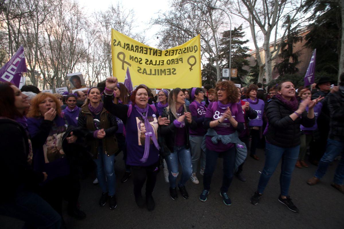 Manifestacion 8M, Día Internacional de la Mujer Trabajadora, Madrid 2019