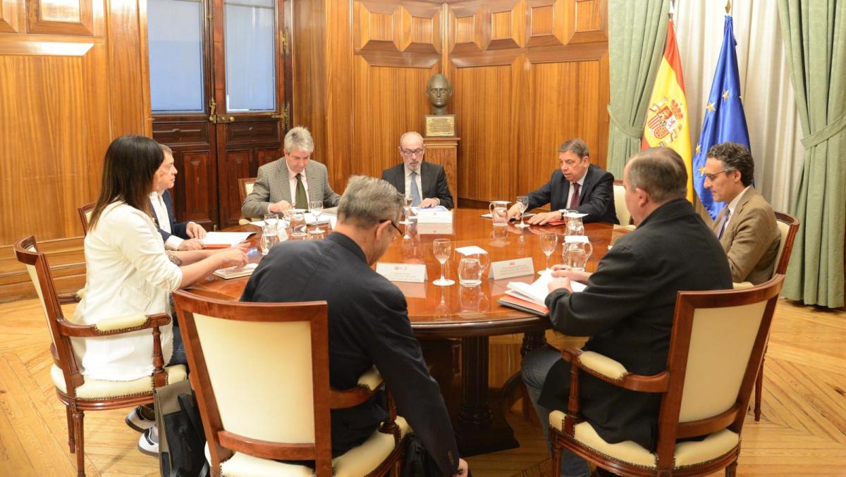 Reunión con el ministro de Agricultura