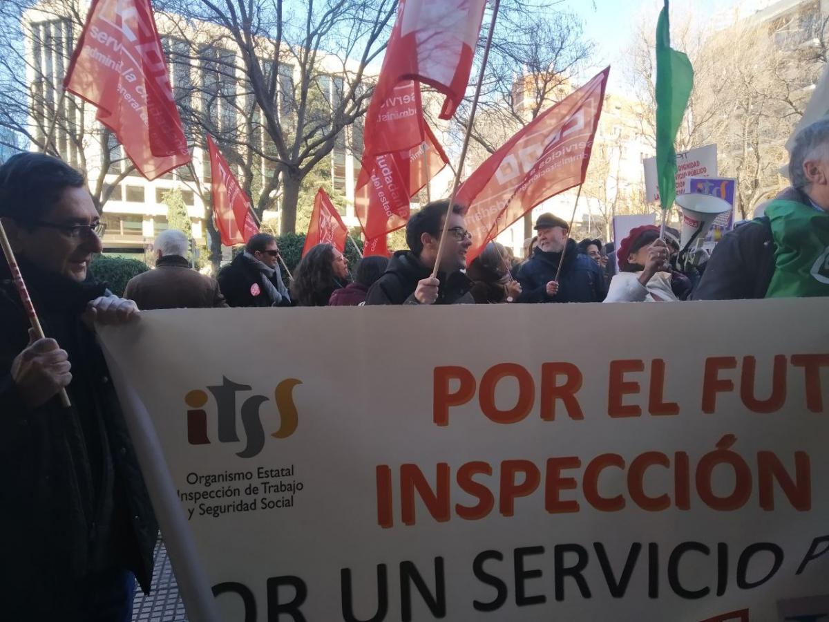 Segundo día de huelga en la Inspección de Trabajo y Seguridad Social