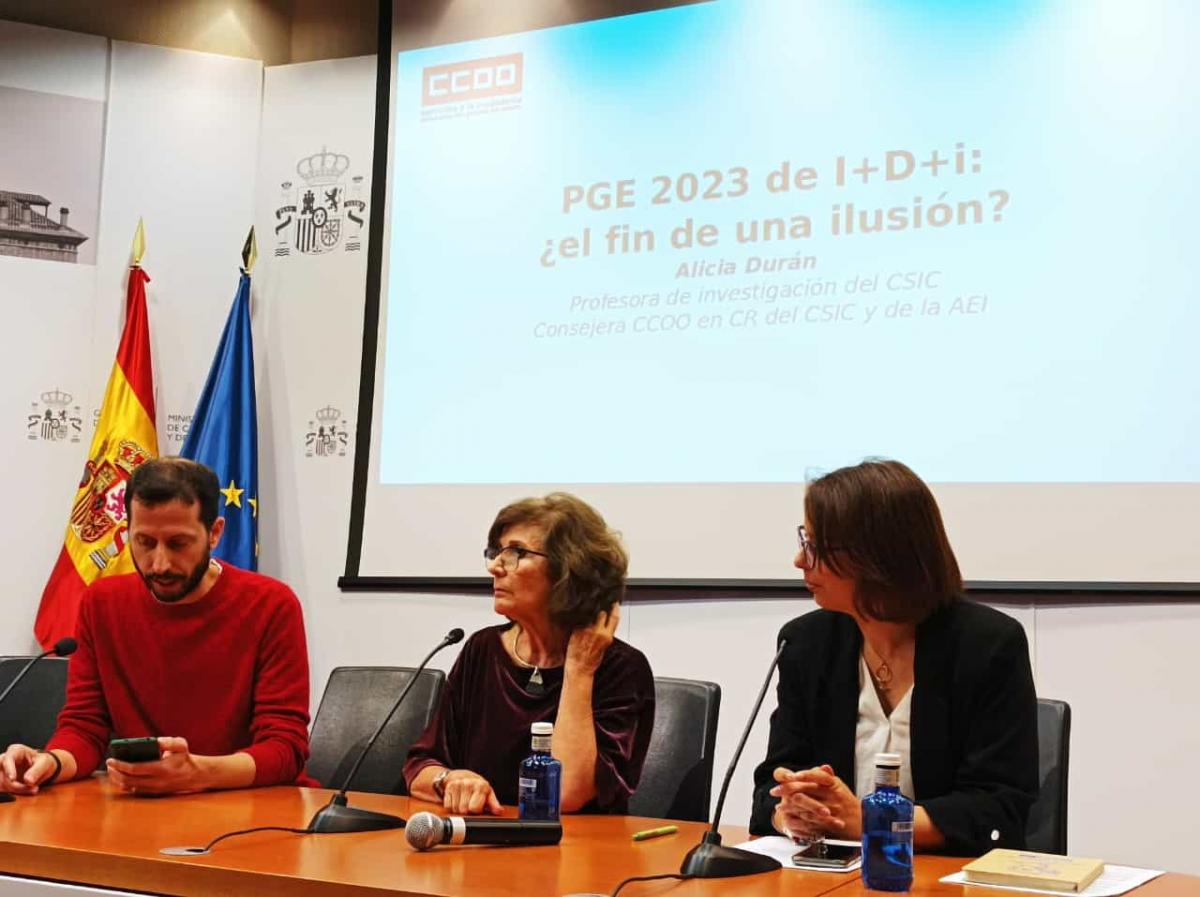 Presentamos el informe 'PGE 2023 de I+D+i