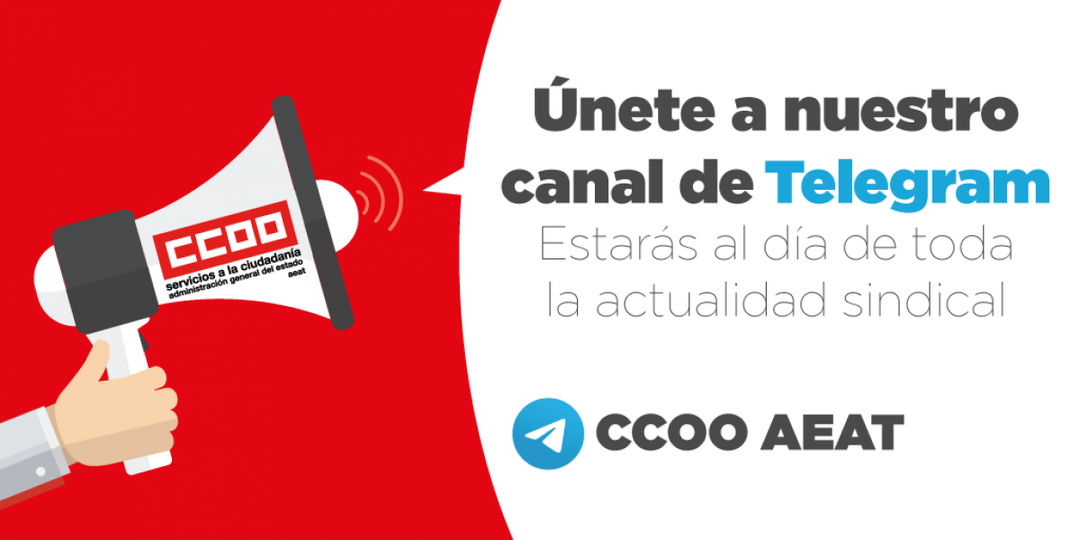 CCOO AEAT Canal (Nuestro Telegram)