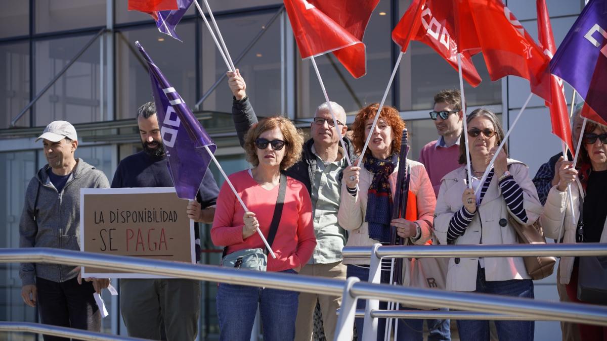 Concentración de personal de AEMET en Cantabria