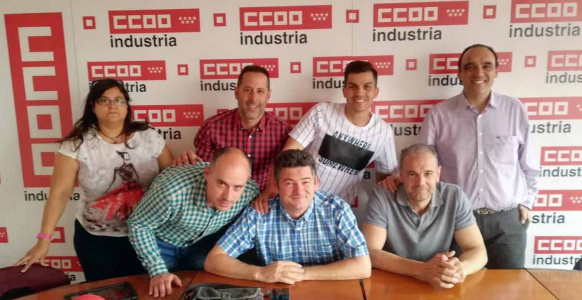 Delegada y delegados de CCOO en Activais