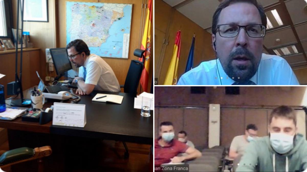 Reunión del secretario general de Industria con los comités de Nissan. Foto: @IndustriaGob