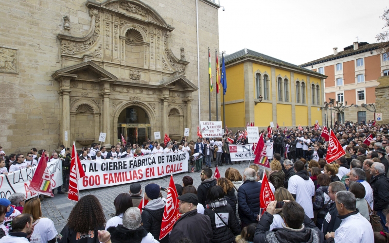 Concentración Altadis Logroño