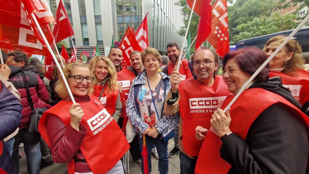 Concentraciones 30 octubre 2025 frente al Ministerio para la Transformación Digital y Función Pública