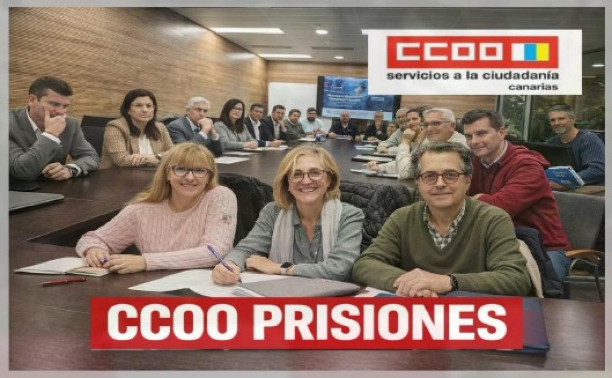 CCOO Prisiones de Canarias se reúne con Ana Vázquez