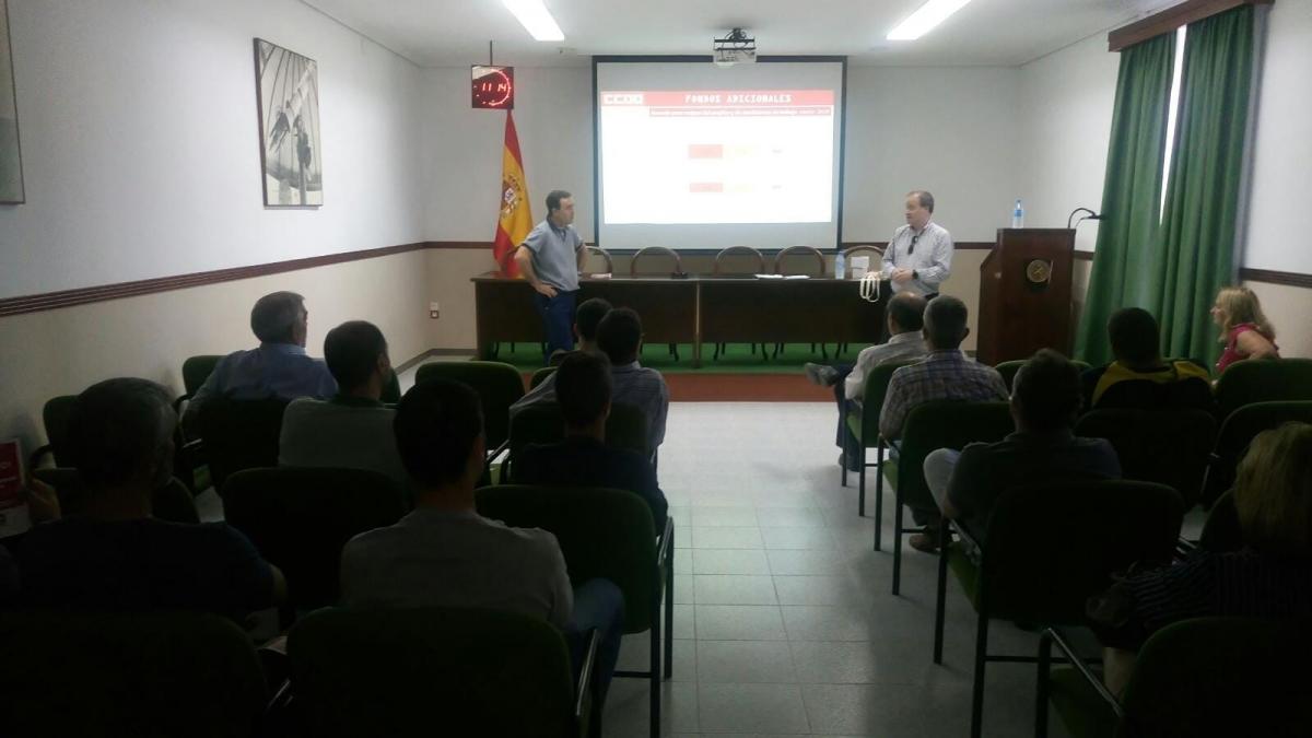 Asamblea CCOO en San Fernando (Cádiz) 30 mayo 2019