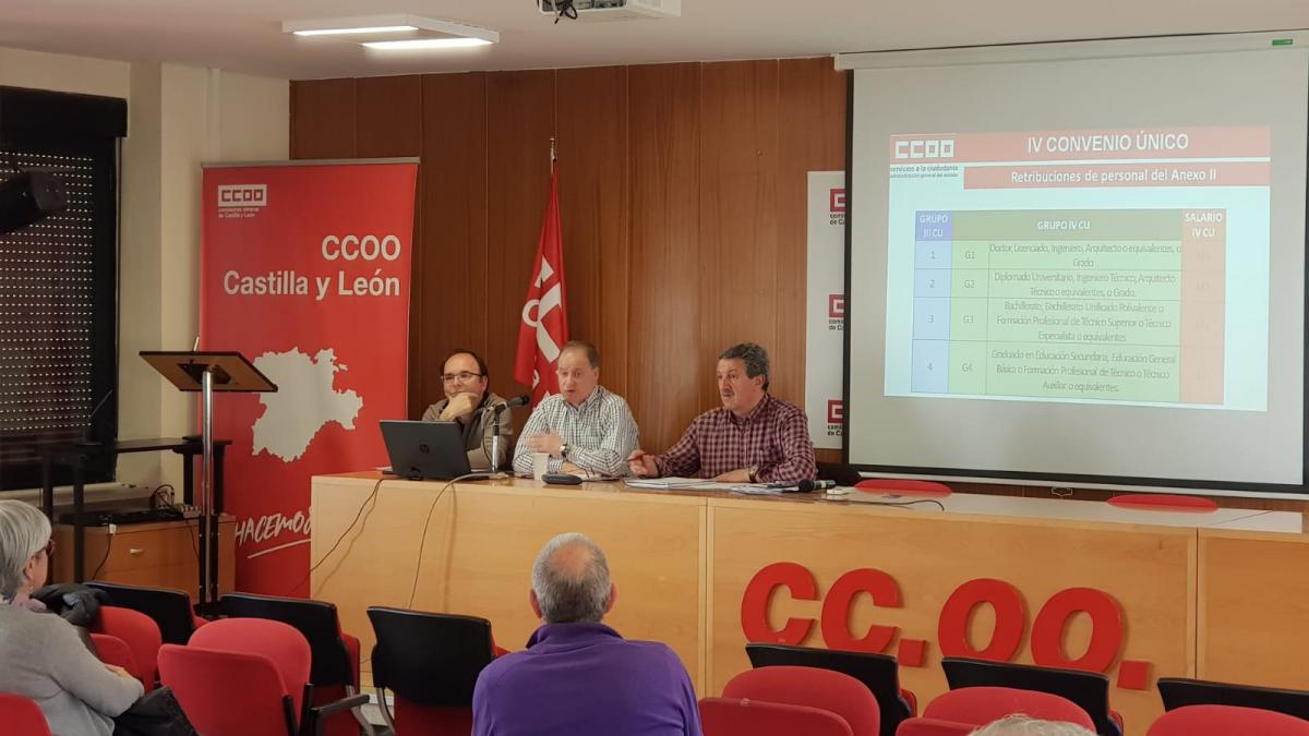 Asamblea CCOO en Valladolid 26 de marzo 2019