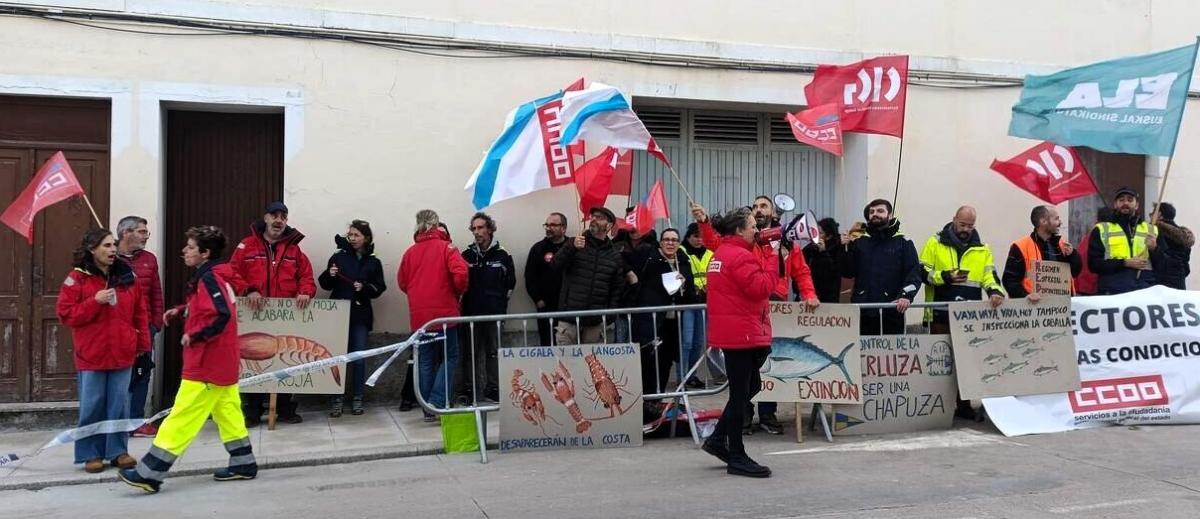 CCOO seguimos con las movilizaciones en la Inspeccin de Pesca