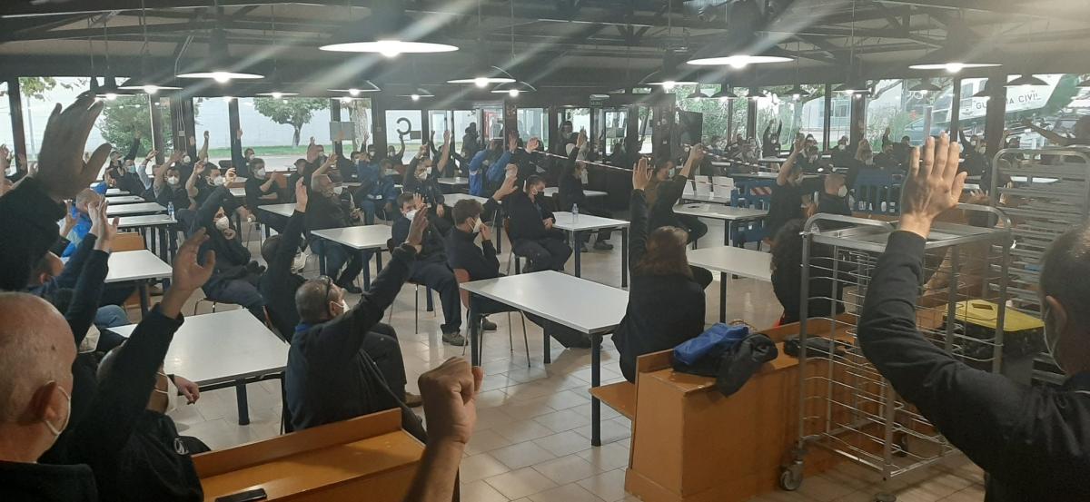 Votación del preacuerdo en ITP Aero Ajalvir