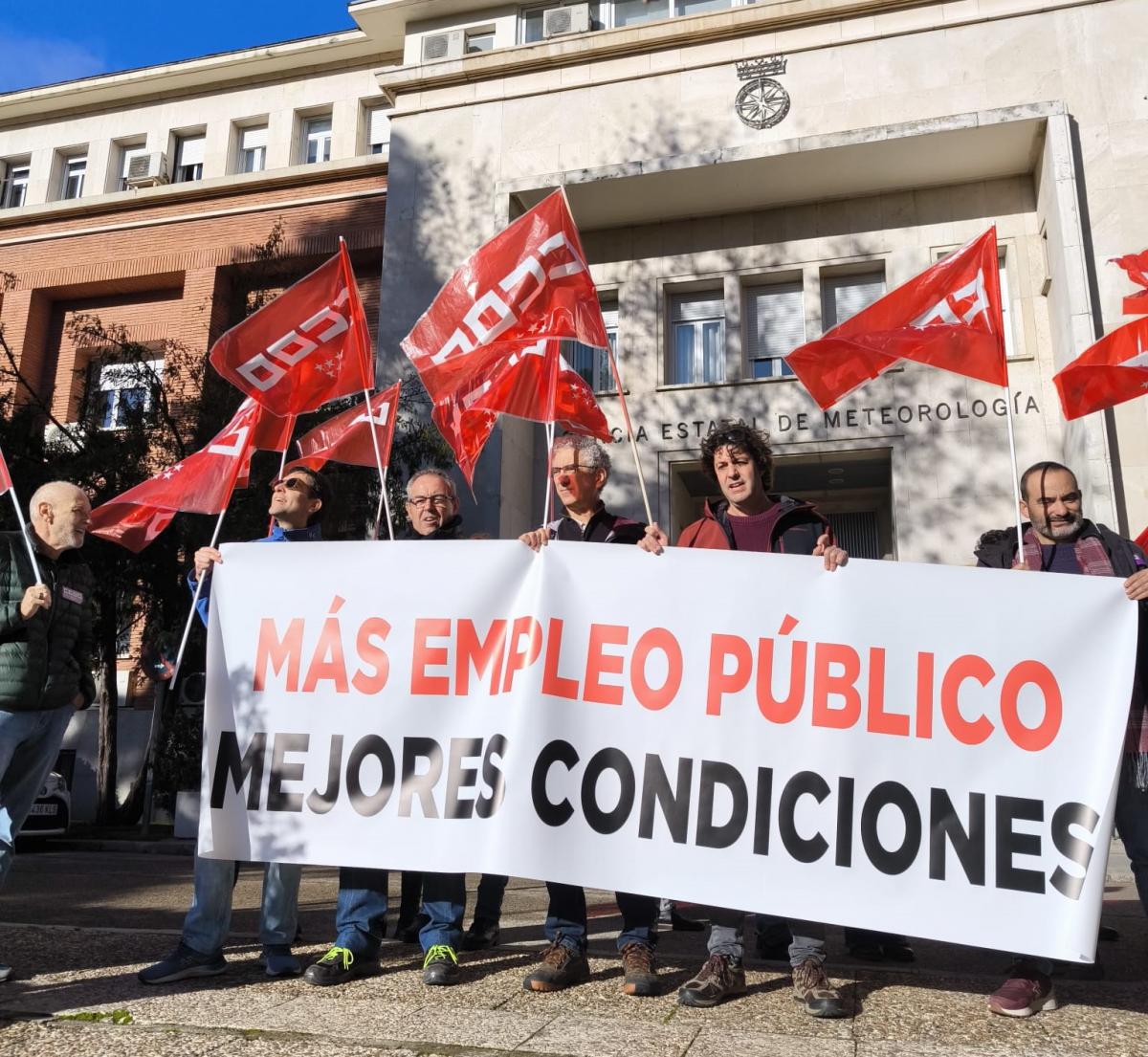 CCOO se moviliza en AEMET