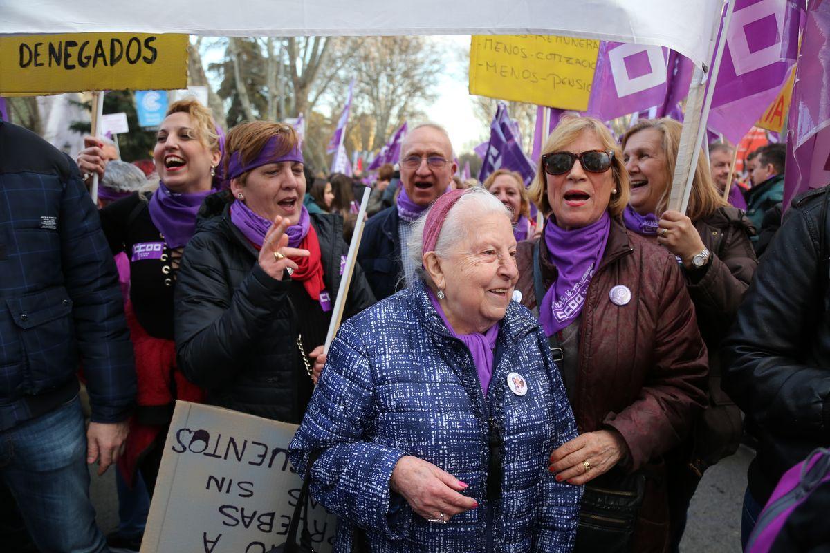 Manifestacion 8M, Día Internacional de la Mujer Trabajadora, Madrid 2019
