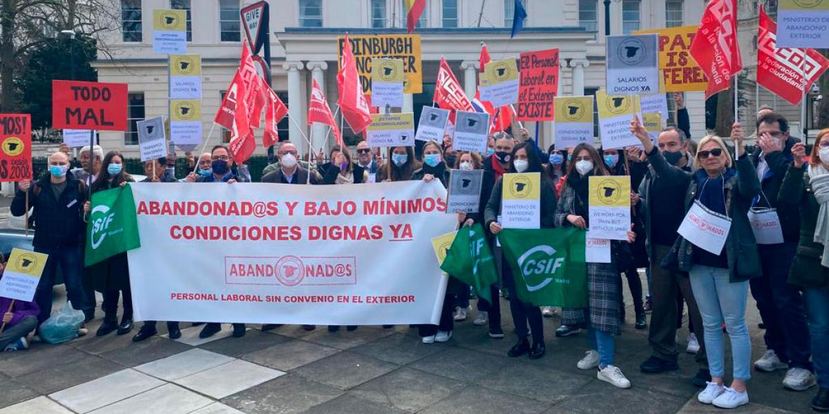 Huelga en el servicio exterior español en Reino Unido y Alemania