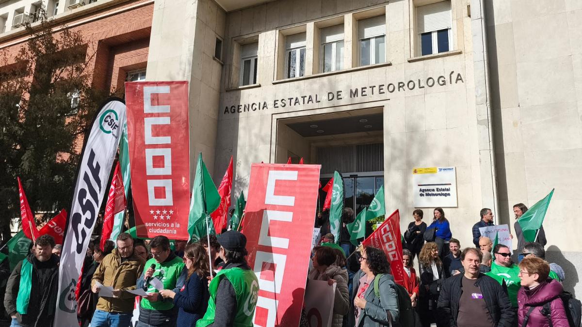 Concentración en AEMET del día 12 de febrero de 2026