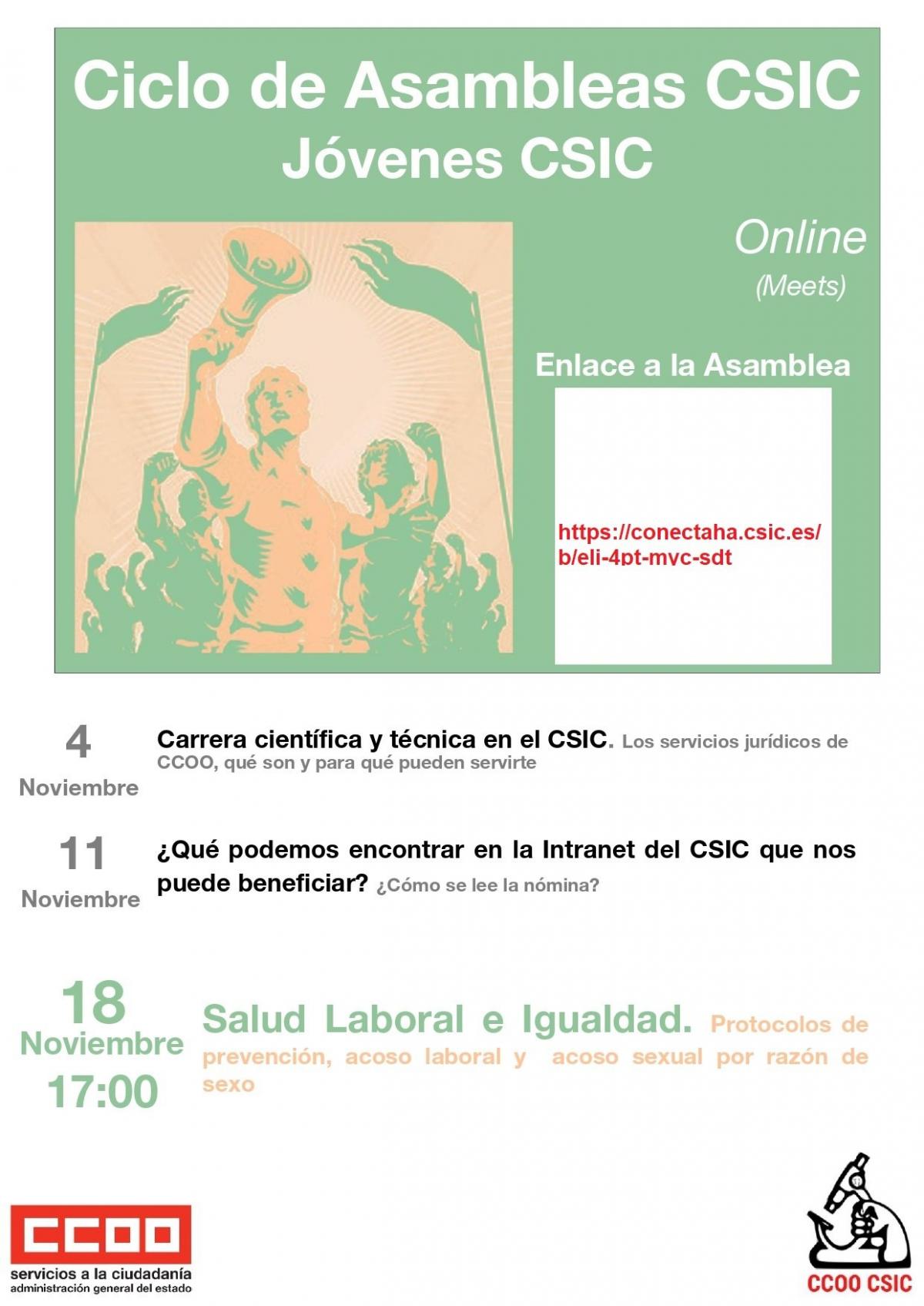 Ciclo de Asambleas en el CSIC.