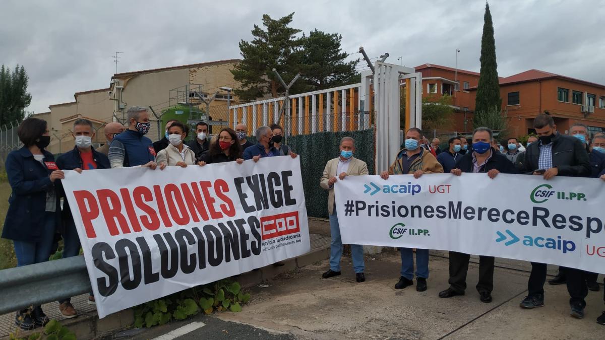 Concentraciones en los centros penitenciarios por el intento de homicidio a un Jefe de Servicios en la prisión de Cuenca.