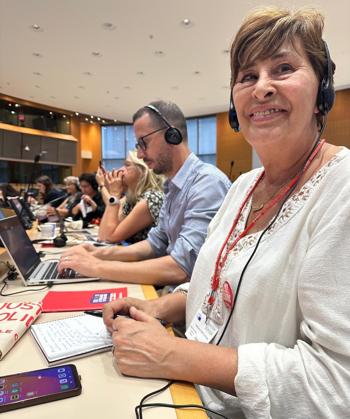 CCOO participa en la jornada sobre riesgos psicosociales en el Parlamento Europeo.