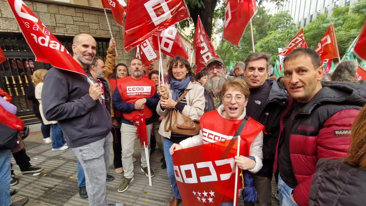 Concentraciones 30 octubre 2025 frente al Ministerio para la Transformación Digital y Función Pública