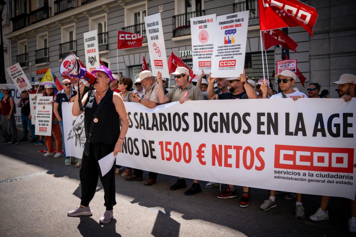 Concentración CCOO AGE 9J2026