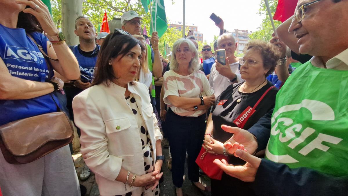 Concentración del pasado 12 de junio frente al Ministerio de Defensa