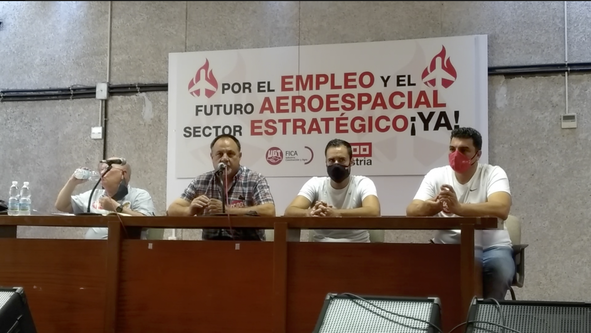 Rueda de prensa tras la concentración