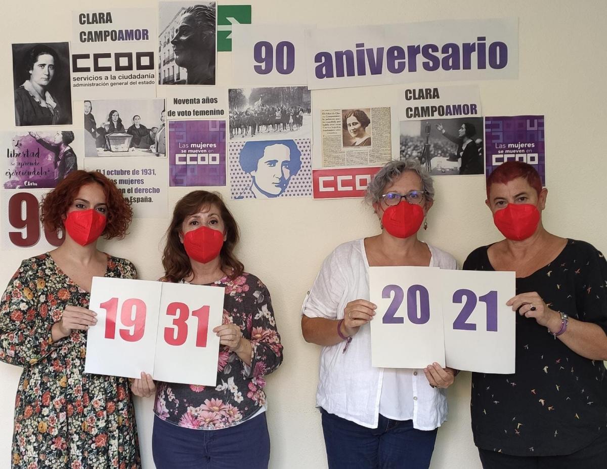 90 aniversario del voto femenino en España.